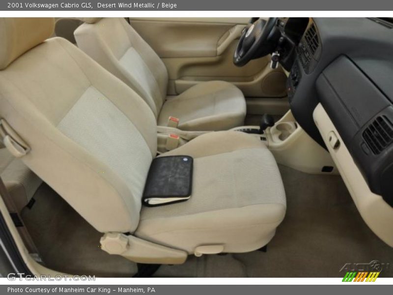 Desert Wind Metallic / Beige 2001 Volkswagen Cabrio GLS