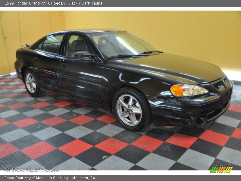 Black / Dark Taupe 1999 Pontiac Grand Am GT Sedan