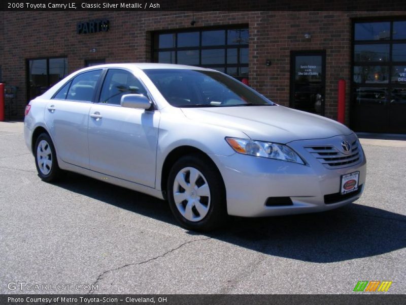 Classic Silver Metallic / Ash 2008 Toyota Camry LE