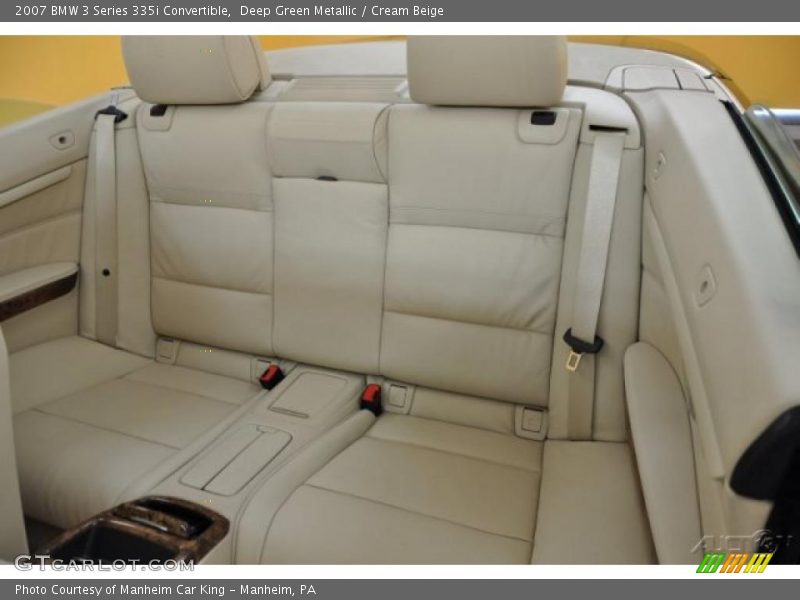 Deep Green Metallic / Cream Beige 2007 BMW 3 Series 335i Convertible