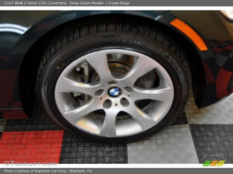 Deep Green Metallic / Cream Beige 2007 BMW 3 Series 335i Convertible