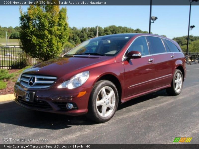Barolo Red Metallic / Macadamia 2008 Mercedes-Benz R 350 4Matic