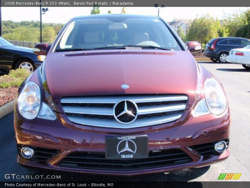 Barolo Red Metallic / Macadamia 2008 Mercedes-Benz R 350 4Matic
