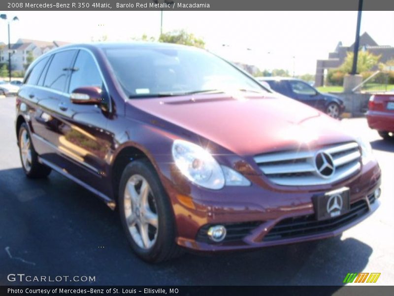 Barolo Red Metallic / Macadamia 2008 Mercedes-Benz R 350 4Matic