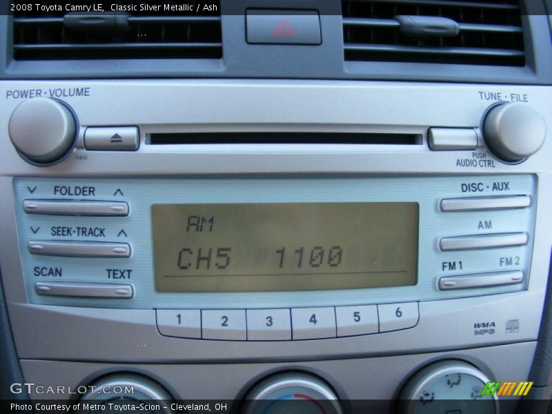 Classic Silver Metallic / Ash 2008 Toyota Camry LE