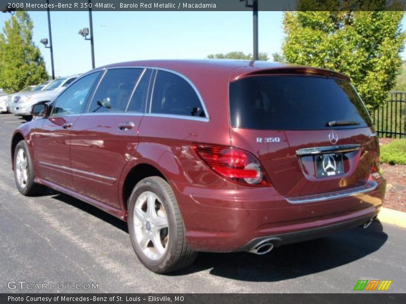 Barolo Red Metallic / Macadamia 2008 Mercedes-Benz R 350 4Matic