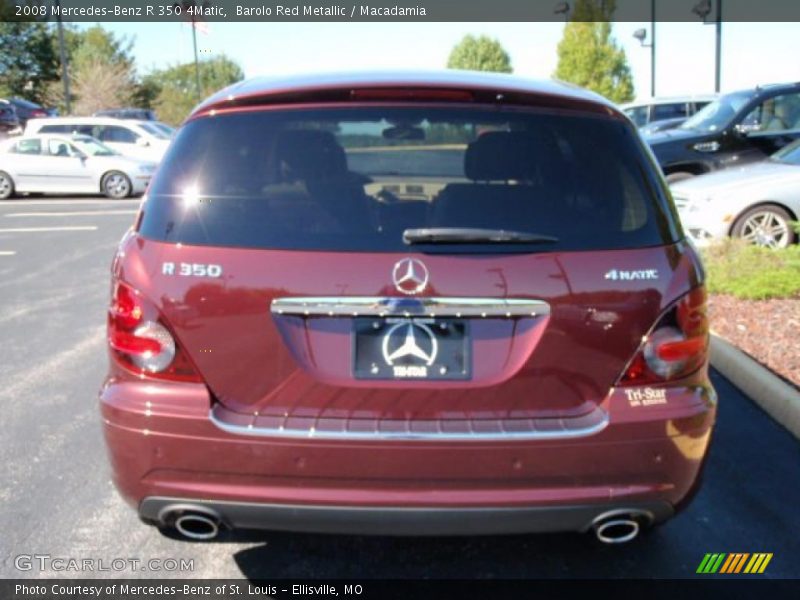 Barolo Red Metallic / Macadamia 2008 Mercedes-Benz R 350 4Matic