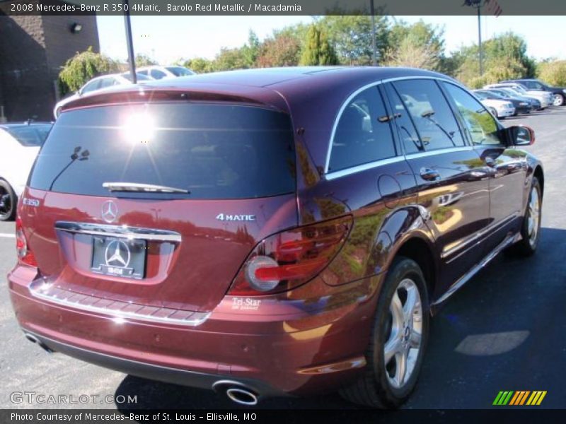 Barolo Red Metallic / Macadamia 2008 Mercedes-Benz R 350 4Matic