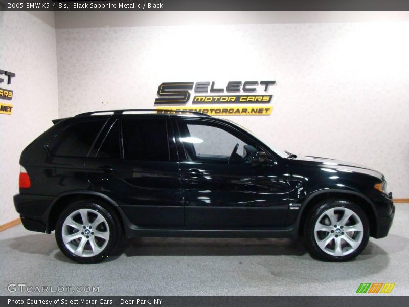 Black Sapphire Metallic / Black 2005 BMW X5 4.8is
