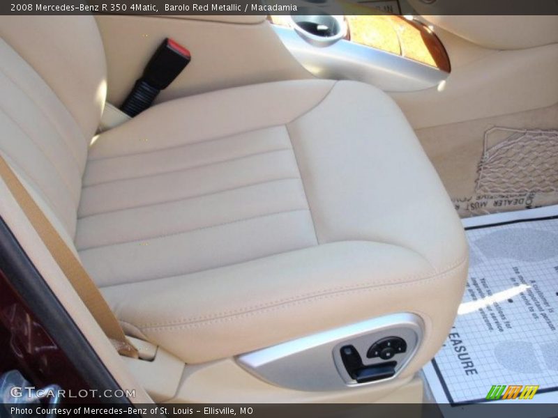 Barolo Red Metallic / Macadamia 2008 Mercedes-Benz R 350 4Matic