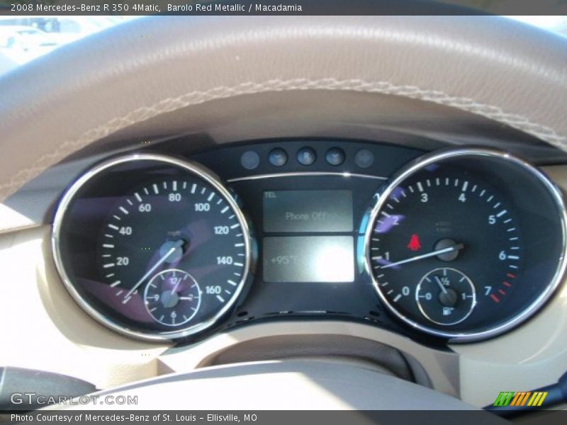 Barolo Red Metallic / Macadamia 2008 Mercedes-Benz R 350 4Matic