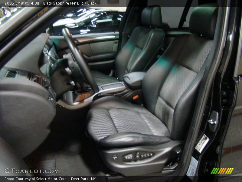 Black Sapphire Metallic / Black 2005 BMW X5 4.8is