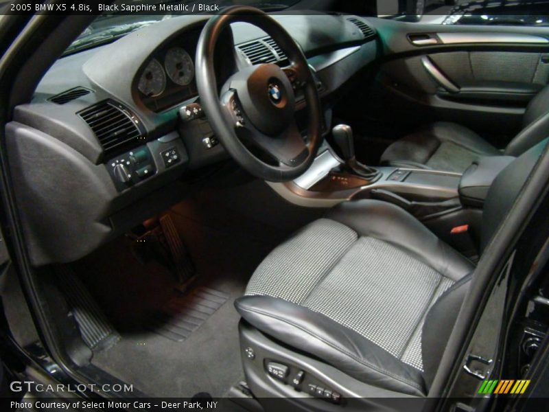 Black Sapphire Metallic / Black 2005 BMW X5 4.8is