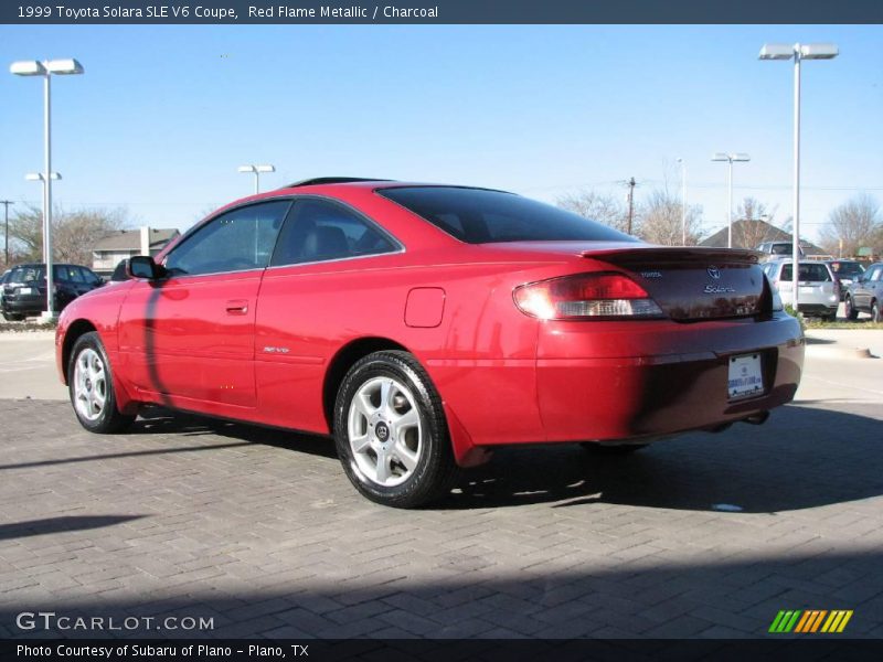 Red Flame Metallic / Charcoal 1999 Toyota Solara SLE V6 Coupe
