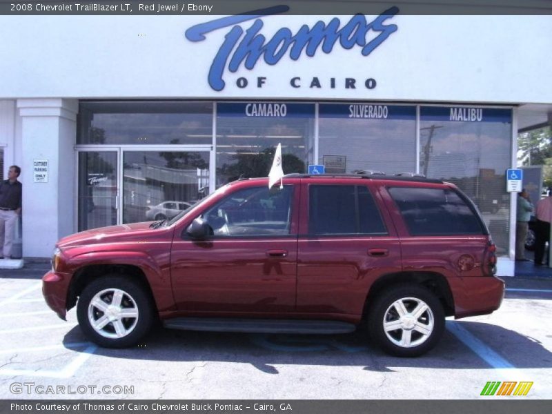 Red Jewel / Ebony 2008 Chevrolet TrailBlazer LT