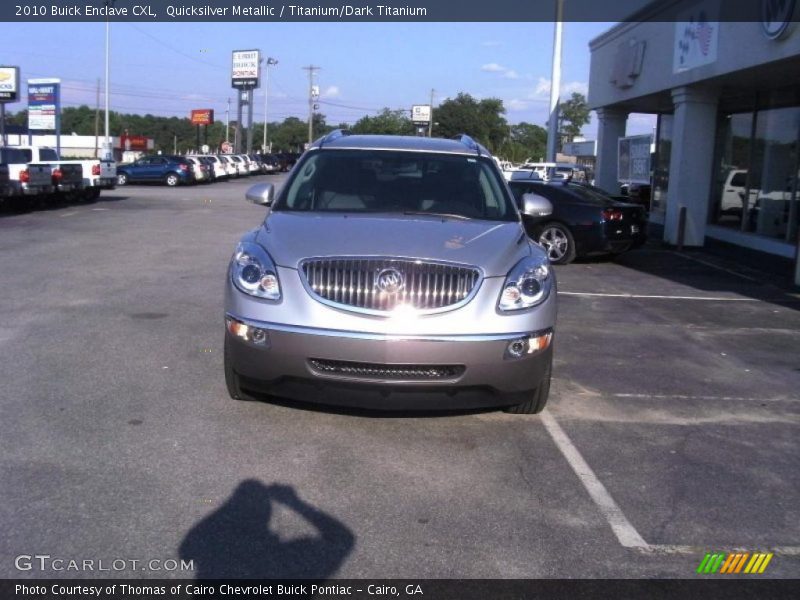 Quicksilver Metallic / Titanium/Dark Titanium 2010 Buick Enclave CXL