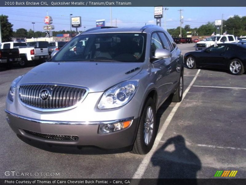 Quicksilver Metallic / Titanium/Dark Titanium 2010 Buick Enclave CXL