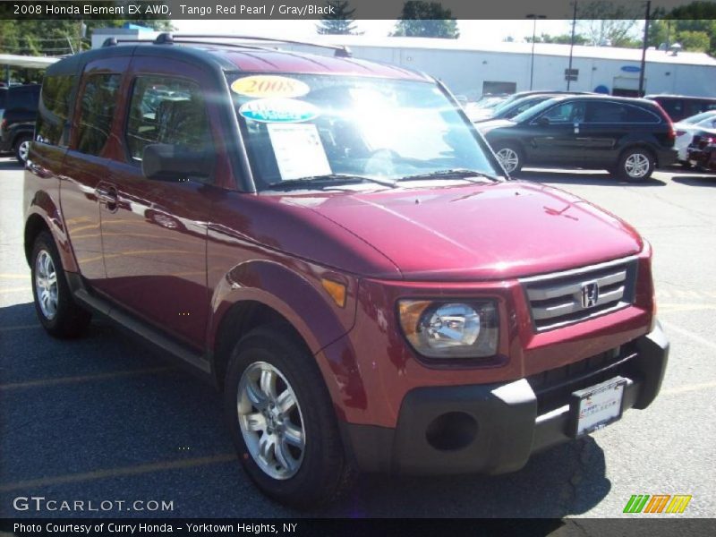 Tango Red Pearl / Gray/Black 2008 Honda Element EX AWD