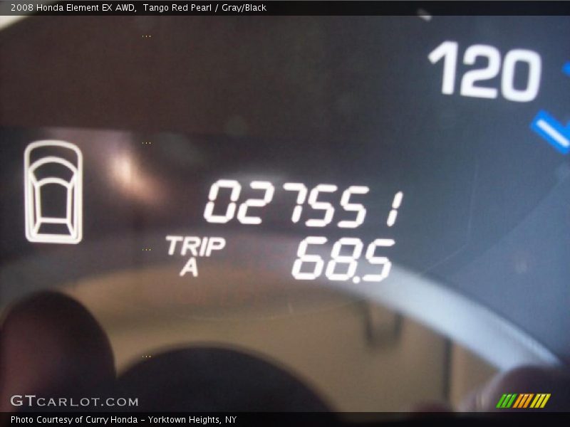 Tango Red Pearl / Gray/Black 2008 Honda Element EX AWD