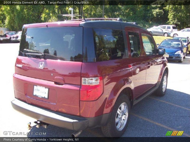 Tango Red Pearl / Gray/Black 2008 Honda Element EX AWD