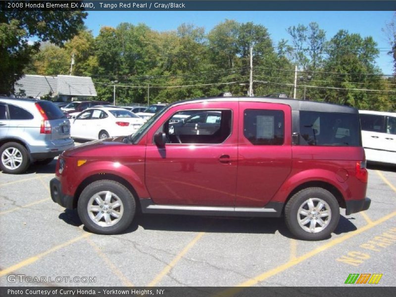 Tango Red Pearl / Gray/Black 2008 Honda Element EX AWD