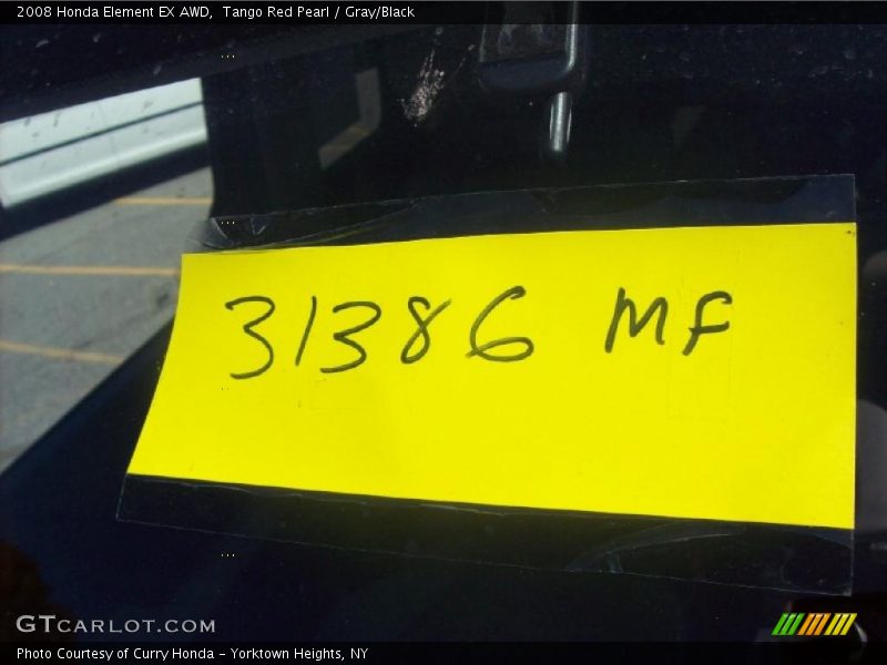 Tango Red Pearl / Gray/Black 2008 Honda Element EX AWD
