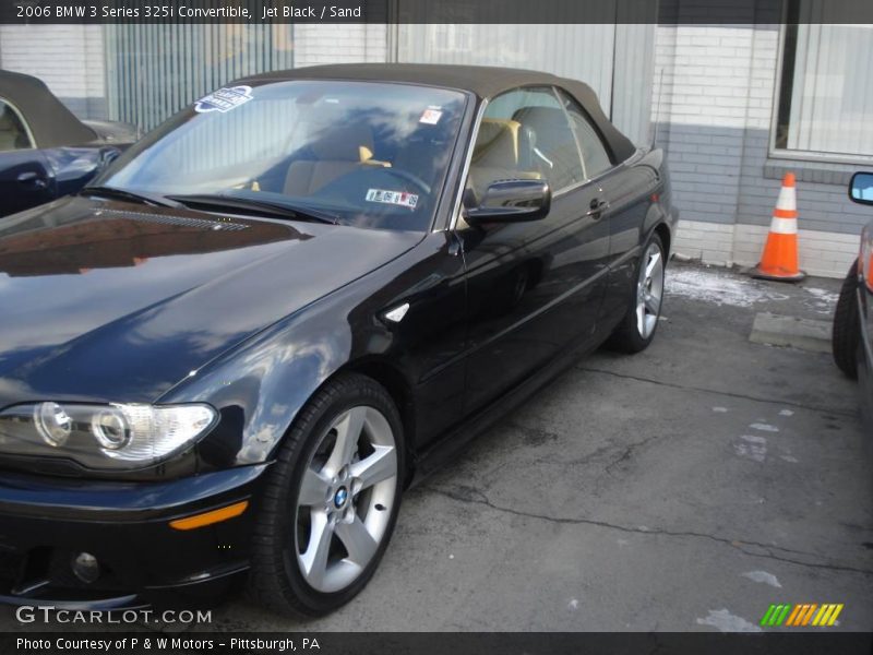 Jet Black / Sand 2006 BMW 3 Series 325i Convertible