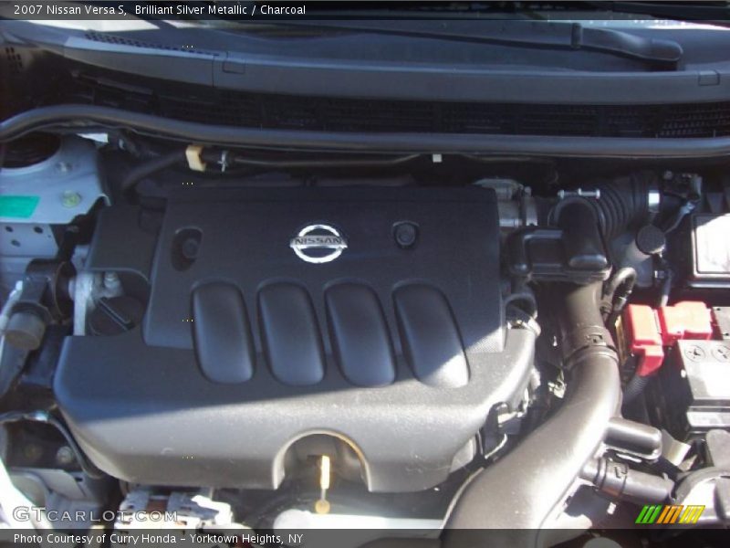 Brilliant Silver Metallic / Charcoal 2007 Nissan Versa S