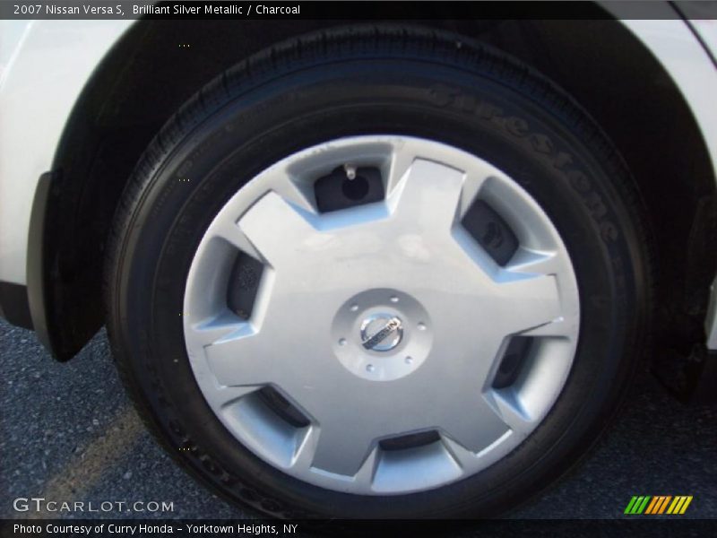 Brilliant Silver Metallic / Charcoal 2007 Nissan Versa S