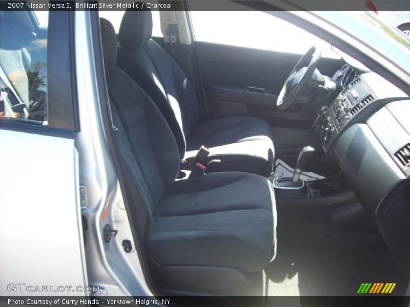 Brilliant Silver Metallic / Charcoal 2007 Nissan Versa S