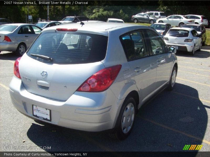 Brilliant Silver Metallic / Charcoal 2007 Nissan Versa S