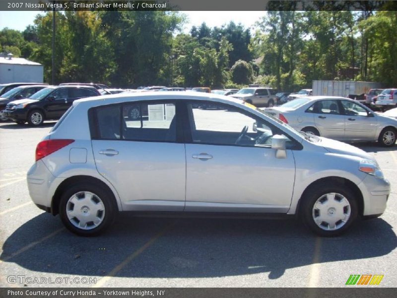 Brilliant Silver Metallic / Charcoal 2007 Nissan Versa S