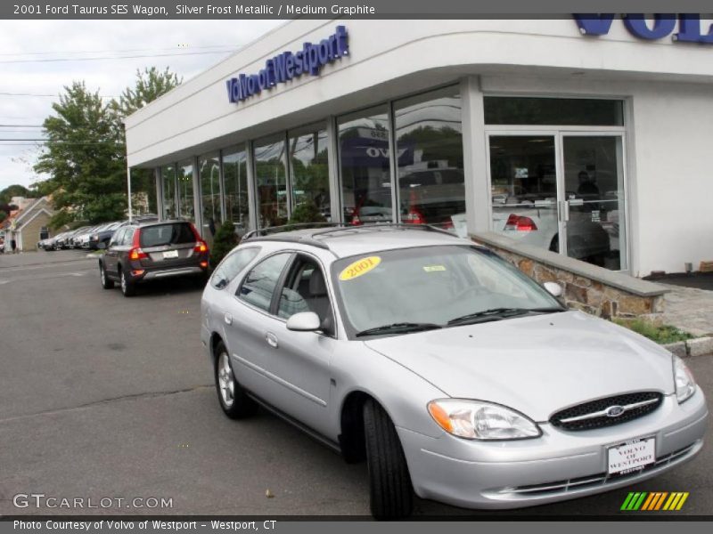 Silver Frost Metallic / Medium Graphite 2001 Ford Taurus SES Wagon
