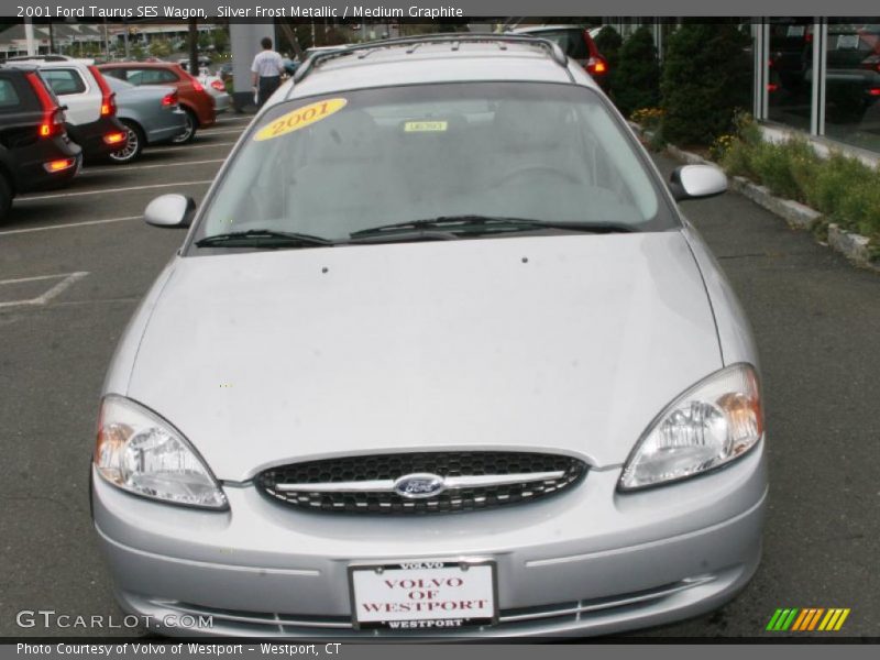Silver Frost Metallic / Medium Graphite 2001 Ford Taurus SES Wagon