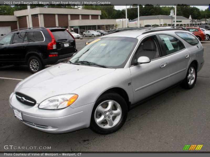 Silver Frost Metallic / Medium Graphite 2001 Ford Taurus SES Wagon