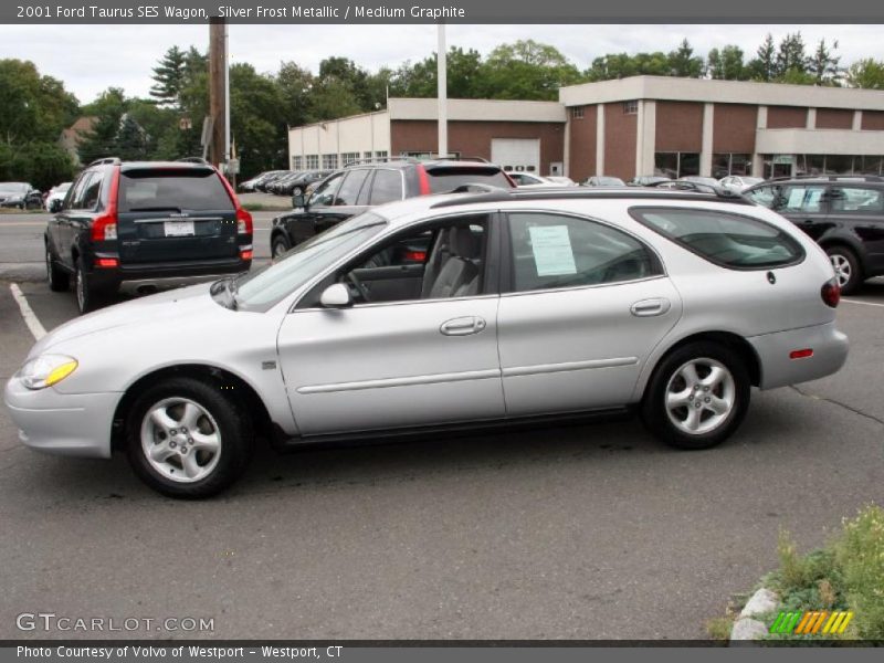 Silver Frost Metallic / Medium Graphite 2001 Ford Taurus SES Wagon