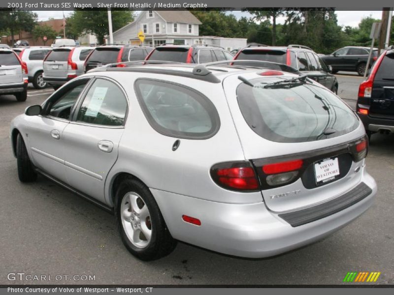 Silver Frost Metallic / Medium Graphite 2001 Ford Taurus SES Wagon