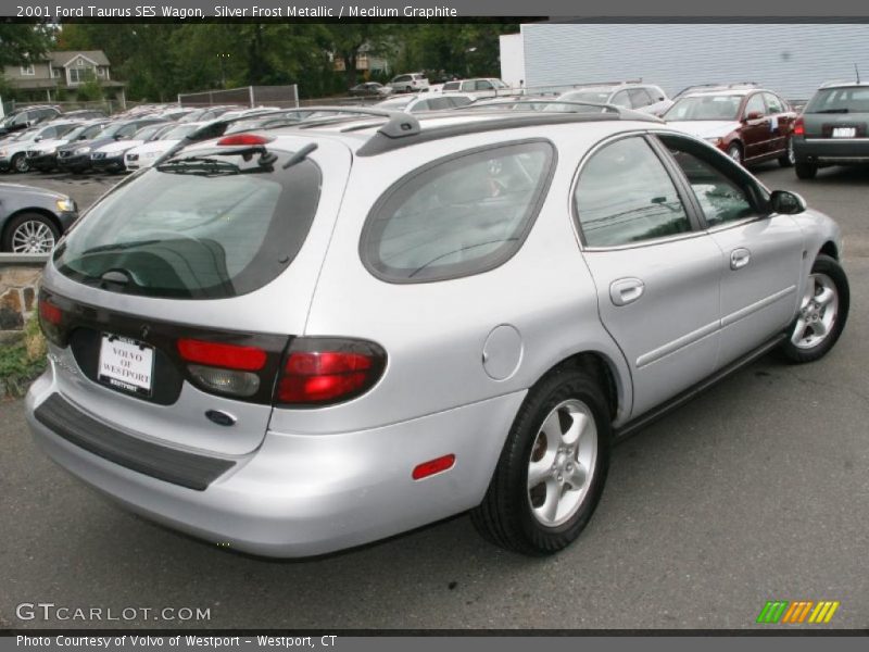 Silver Frost Metallic / Medium Graphite 2001 Ford Taurus SES Wagon