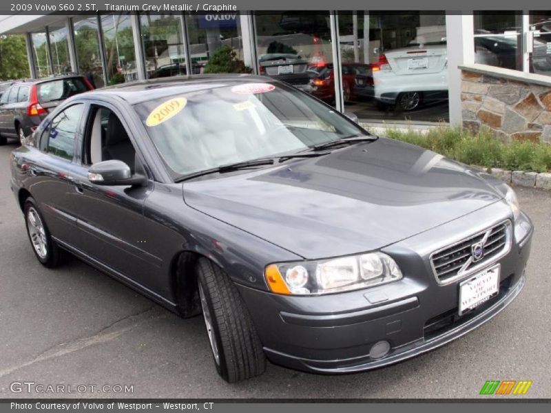 Titanium Grey Metallic / Graphite 2009 Volvo S60 2.5T