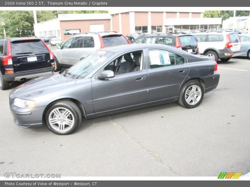 Titanium Grey Metallic / Graphite 2009 Volvo S60 2.5T