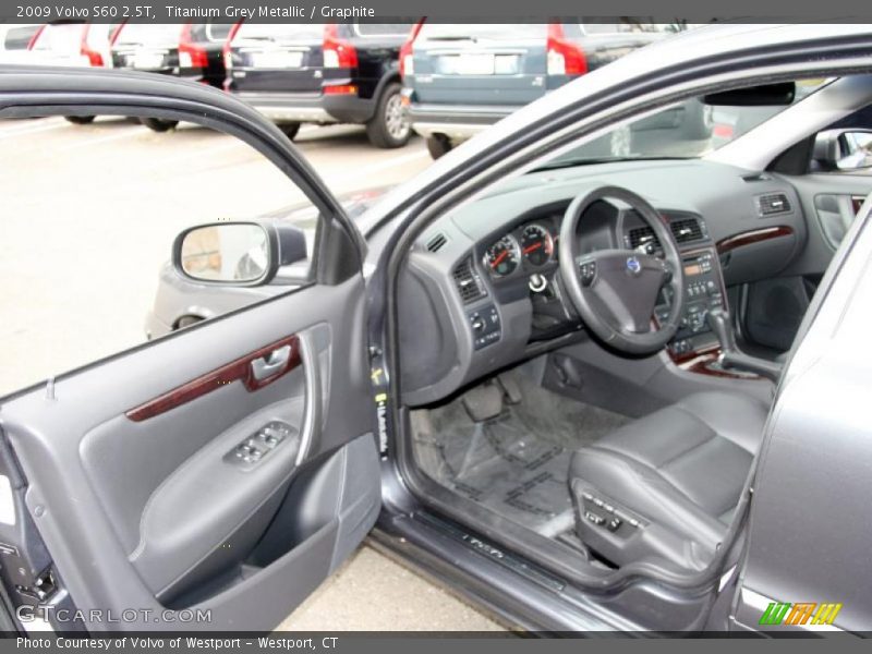 Titanium Grey Metallic / Graphite 2009 Volvo S60 2.5T