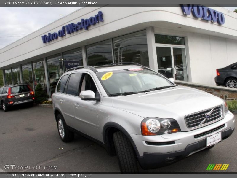 Silver Metallic / Off Black 2008 Volvo XC90 3.2 AWD