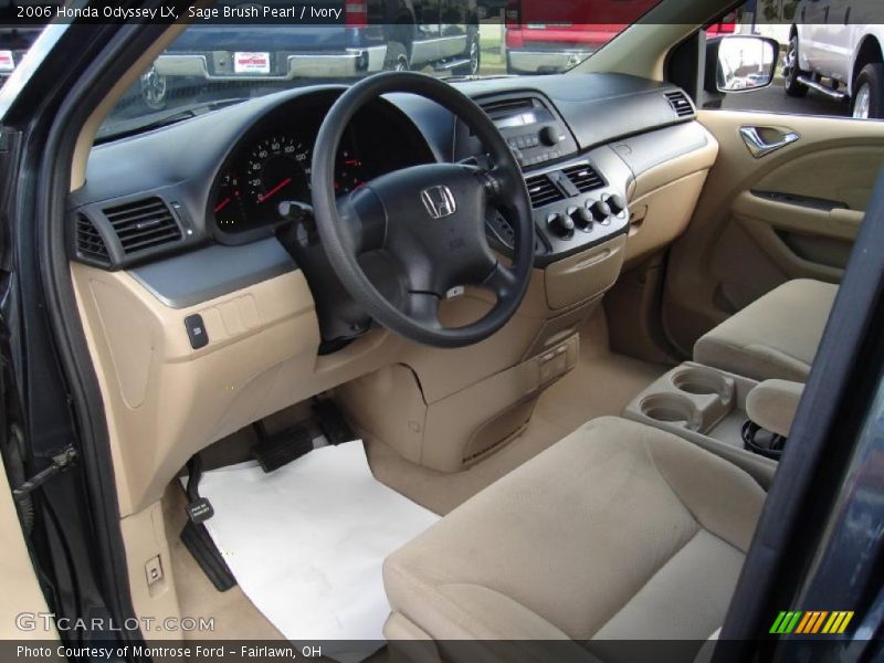 Sage Brush Pearl / Ivory 2006 Honda Odyssey LX