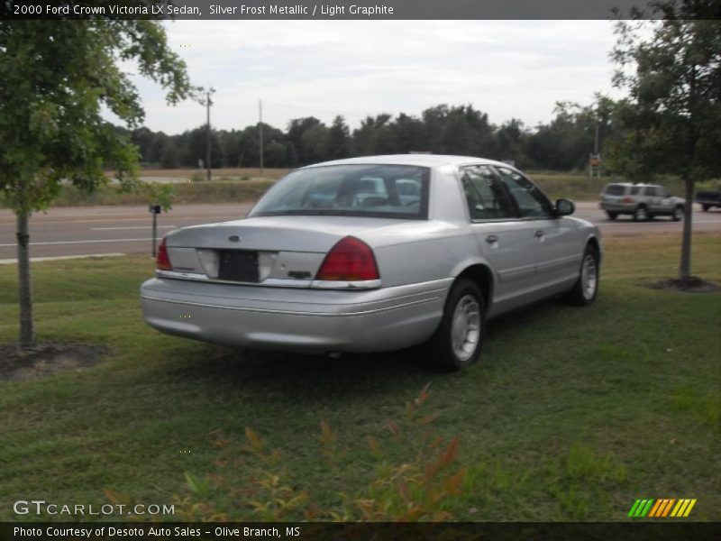 Silver Frost Metallic / Light Graphite 2000 Ford Crown Victoria LX Sedan
