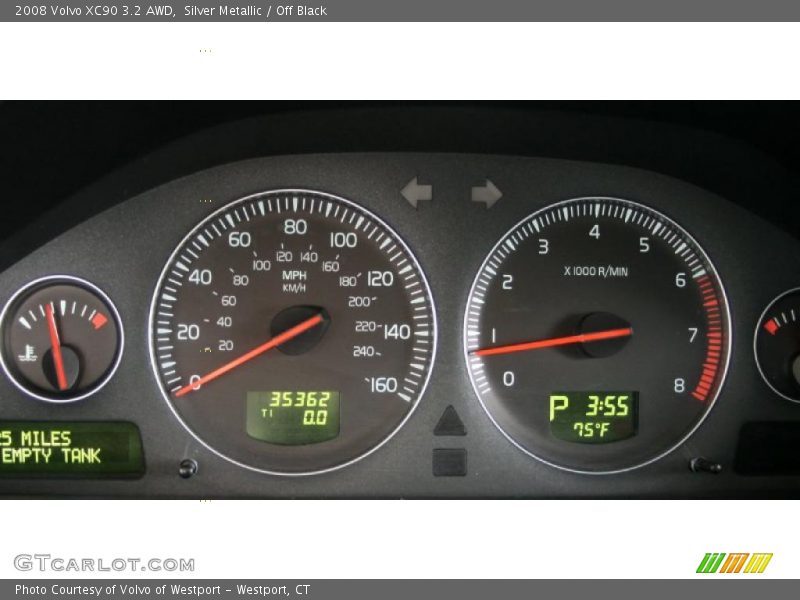 Silver Metallic / Off Black 2008 Volvo XC90 3.2 AWD