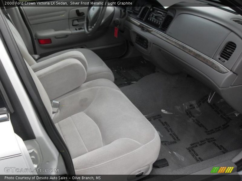 Silver Frost Metallic / Light Graphite 2000 Ford Crown Victoria LX Sedan