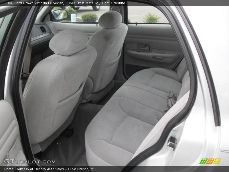 Silver Frost Metallic / Light Graphite 2000 Ford Crown Victoria LX Sedan