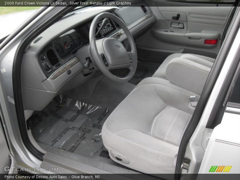 Silver Frost Metallic / Light Graphite 2000 Ford Crown Victoria LX Sedan
