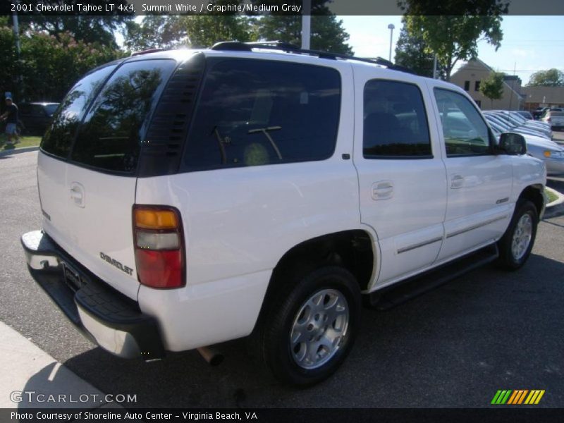 Summit White / Graphite/Medium Gray 2001 Chevrolet Tahoe LT 4x4