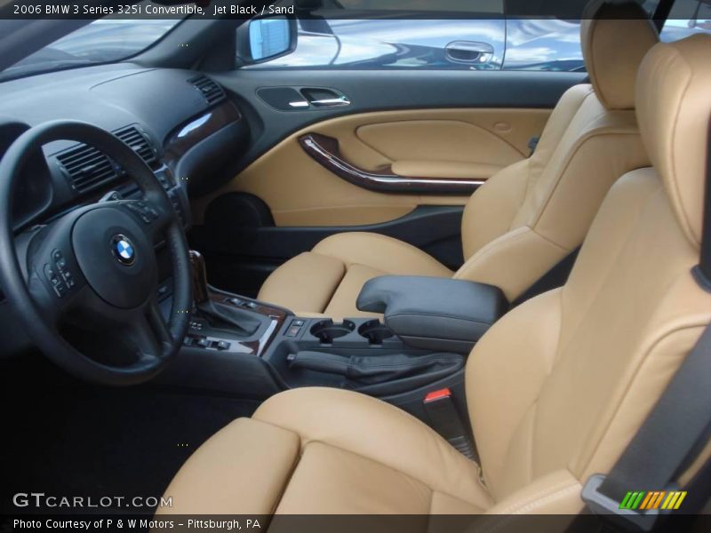 Jet Black / Sand 2006 BMW 3 Series 325i Convertible